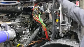 How to prime Freightliner Cascadia DD15 engine ( when truck lost prime or out of fuel) .