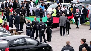 Palæstinensisk demonstration i Gellerup