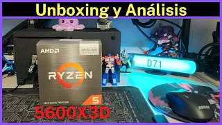 El Unboxing y Análisis de el Ryzen 5 5600X3D. 4K, 1440p, 1080p. El CPU que nadie esperaba.