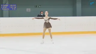 Anastasia MOROZOVA│Junior Ladies Free Skating #9│Memorial N.A. Panin 2020-10-15