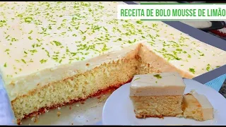 ✅BOLO MOUSSE DE LIMÃO NA TRAVESSA, O MELHOR QUE JÁ COMI GELADINHO