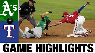 Athletics vs. Rangers Game Highlights (8/13/21) | MLB Highlights