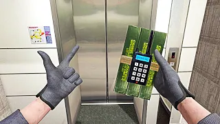 Elevator testing in VR