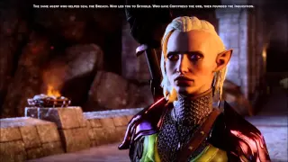 Dragon Age Inquisition . Trespasser -  Speaking to the Viddasala about Solas.