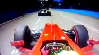 Massa vs. Senna Singapore 2012