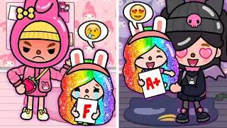 Rich Melody Mom VS Poor Kuromi Mom. Who Is The Best Mom? | Toca Life Story | Toca Boca