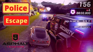 Asphalt 9 Legends : 4 Barrel Rolls |  Asphalt 9 Police Escape | The Freedom Route | Asphalt 9 Police