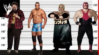 WWE Wrestlers Weight Size Comparison | Heaviest Wrestlers