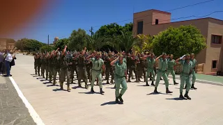 Legión Tercio Gran Capitan Melilla Desfile final 12 junio 2018