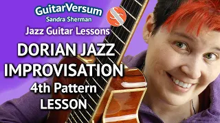 Dorian Jazz Guitar Licks - 4th Pattern - Dorian Scale Guitar Licks