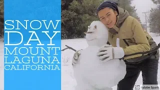 Snow Day at Mount Laguna, California