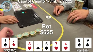 Here We Go Again at Capitol Casino, poker vlog #96