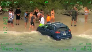 Florida Woman Drives Nissan SUV Down Beach And Into Water Before Arrest