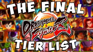 The FINAL DBFZ Tier List...