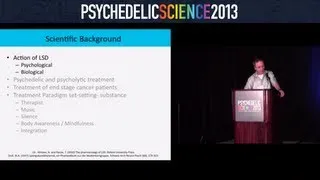 LSD-Assisted Psychotherapy for Anxiety Secondary to Life Threatening Illness - Peter Gasser