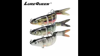 TRUSCEND Sinking Wobblers Fishing Lures Multi Jointed