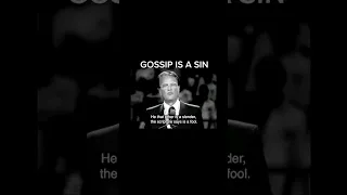 Gossiping is a sin | Billy Graham short message #shorts #billygraham #jesuschrist #joy #christianity