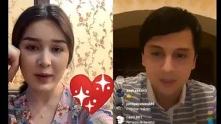 Sardor Tairov va Rayhon Asadova pryamoy efir instagram