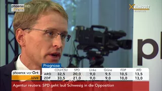 Bundestagswahl 2017: Daniel Günther im Interview zu den vorläufigen Wahlergebnissen vom 24.09.2017