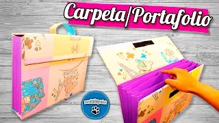 DIY | Carpeta/Portafolio Reciclando Cartón | PumitaNegraArt🐾