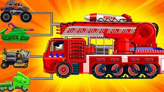 Bonds of friendship | Fire Truck Vs Leviathan | Cartoons about tanks