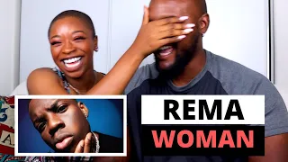 I'M NOT ALLOWED TO WATCH THIS! Rema - Woman Official Music Video (REACTION)