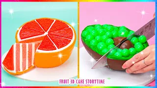🎃 LGBT+ STORYTIME 🍌🍉 Fancy 3D Fondant Fruit Cake Decoration Ideas You Must Try