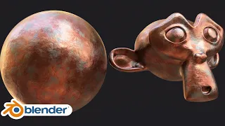 Procedural Copper Material (Blender Tutorial)