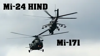 Mil Mi-24 HIND | Mil Mi-171 | Czech Air Force | SIAF 2022 | 4K