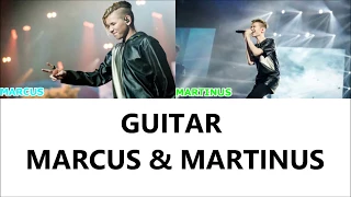 Guitar - Marcus & Martinus lyrics (Color Coded)