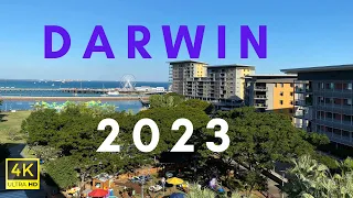 Darwin City Walking Tour 2023 in 4K Ultra HD - DARWIN CBD and Waterfront