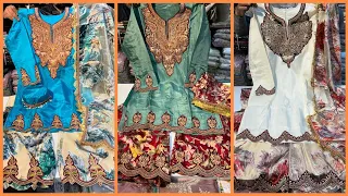Beautiful Bridal Tilla shararas || kashmiri bridal wedding suits