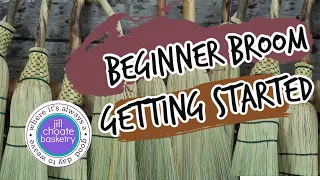 BROOM MAKING:  Gear and set up for your first tied broom #broommaking #brooms #DIYbroom