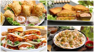 4 New Super Hit Iftar Recipes ❗ Arabic Sambusa, Bread Parcels, Crispy Chicken Burgers & Dahi Baray