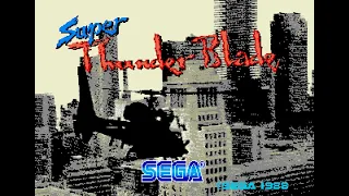 Super Thunder Blade (スーパーサンダーブレード). [Mega Drive] 1CC. Playthrough. 60Fps.