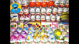 Мега Выпуск! 200 Сюрпризов Супер Сборник,Unboxing 200 Surprise Eggs With Big Collection of Toys.