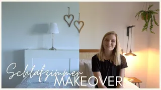 EXTREMES SCHLAFZIMMER MAKEOVER | IKEA BRIMNES HACK | UPCYCLING | DIY RATTAN KOPFTEIL