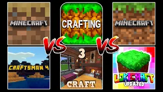 Minecraft Trial NEW UPDATE VS Crafting And Building VS Minecraft pe UPDATED VS Other MCPE Copy Games