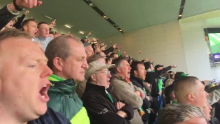 Celtic Fans Having A Party At Ibrox [5-1] 29/04/17