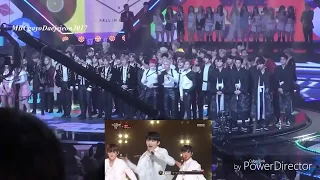 171231 Idols reaction to SEVENTEEN (세븐틴) - CLAP (박수) @MBC Gayo Daejun 2017