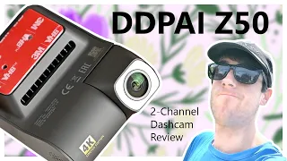 DDPai Z50 Dashcam Review | 4K + 1080p but only 25FPS