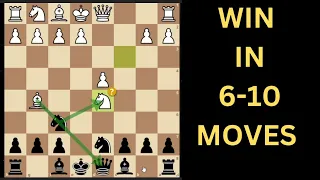 10 Chess Traps with 70% WIN rate!