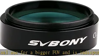 SVBONY Reducer for Telescope 0.5X Focal Reducer 1.25 inches Fully Multi Coated Reducer for Telescop