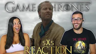 Game of Thrones 5x5 REACTION and REVIEW | FIRST TIME Watching!! | 'Kill the Boy'
