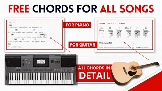 Chords For All Bollywood Song | On This Website | Must Watch