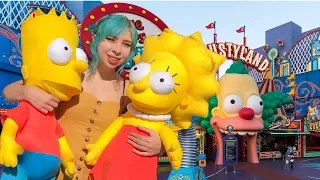 SIMPSONS CARNIVAL GAME WINS AT UNIVERSAL STUDIOS HOLLYWOOD
