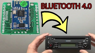 How to Add Bluetooth 4.0 to Any Car Stereo for 12$ ! Complete Guide !