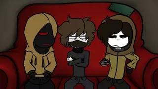 Ticci Toby, Masky y Hoodie-(Especial halloween?)-Animacion