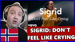 Sigrid - Don't Feel Like Crying (Live) | Vevo LIFT Utlendings Reaksjon | 🇳🇴 Nordic REACTION