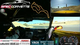 Spec Corvette Qualifying Race 2 Sonoma Raceway NASA 8/21/20